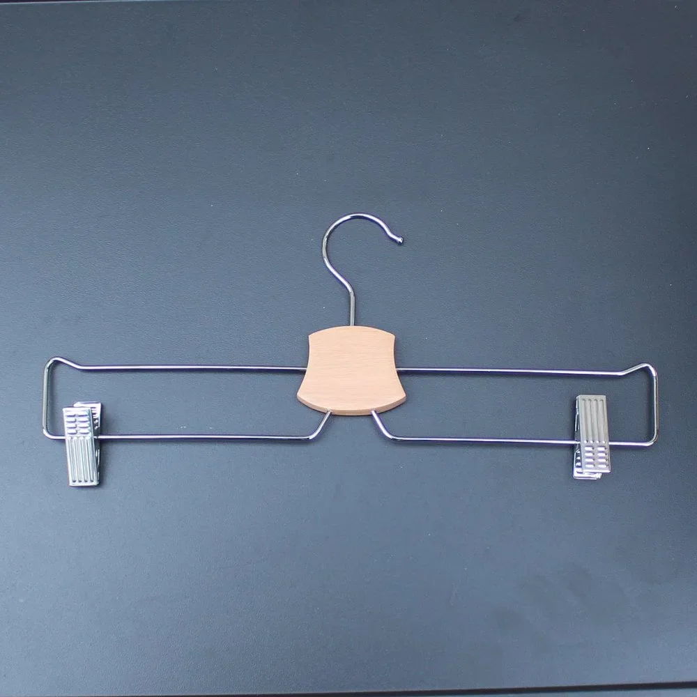 8 pc Pant or Skirt Hanger - Metal/Wood